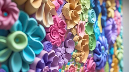 Dreamy floral escape: a pastel paradise that will instantly brighten your day and inspire your creativity