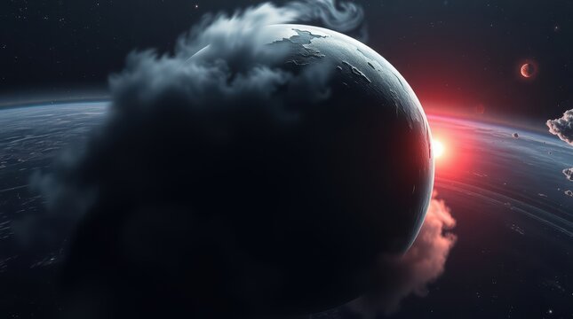 Lost in the cosmos: a breathtaking view of a distant planet that will leave you speechless and wanting more