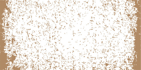 Close up of a plate of rice on an abstract brown sugar background with a textured, grunge, and dirty paper pattern