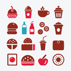 UI Friendly Food Icon Set