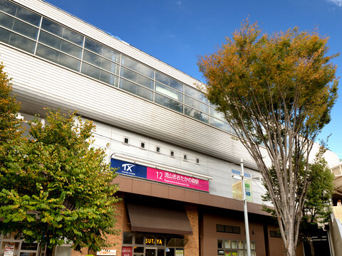 流山おおたかの森駅。2025年11月、千葉県流山市にて撮影。