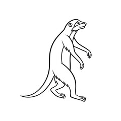 Double-Exposure Outline Animal