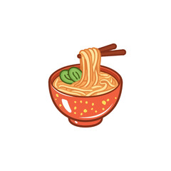 Cute Noodle Icon Very Cool Design