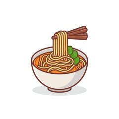 Cute Noodle Icon Very Cool Design