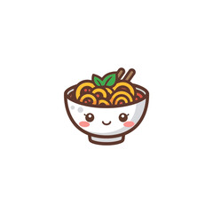 Cute Noodle Icon Very Cool Design