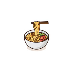 Cute Noodle Icon Very Cool Design