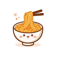 Cute Noodle Icon Very Cool Design