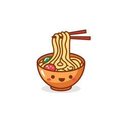 Cute Noodle Icon Very Cool Design