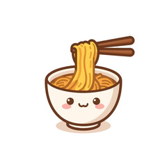 Cute Noodle Icon Very Cool Design