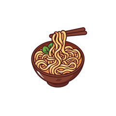 Cute Noodle Icon Very Cool Design