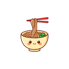 Cute Noodle Icon Very Cool Design