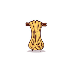 Cute Noodle Icon Very Cool Design