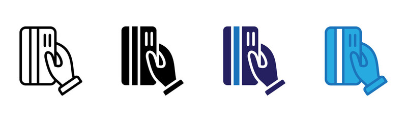 Obraz premium Paymant Icon Multi Style Vector Illustration