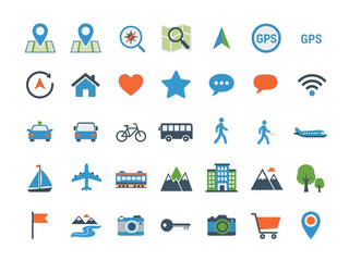 GPS and Transport Symbols for Digital Applications