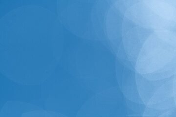 青い背景の玉ボケ	