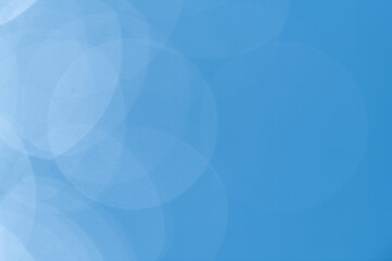 青い背景の玉ボケ	