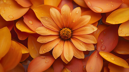 Vibrant marigold flower adorning festive