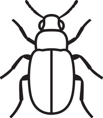 Bark Beetle Dorsal View.eps