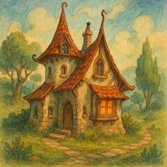 a fantasy house