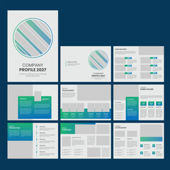 Business Profile Brochure Template Design
