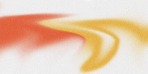 Vector brush strokes. Set. Orange.yellow and orange abstract