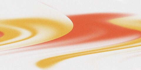Vector brush strokes. Set. Orange.yellow and orange abstract