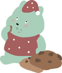 크리스마스 쿠키곰