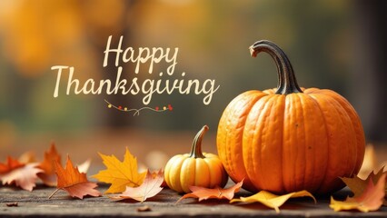 A pumpkin sits atop a pile of fallen leaves, ready for harvest or decoration
