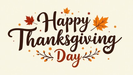 A colorful thanksgiving card featuring a bunch of autumn leaves