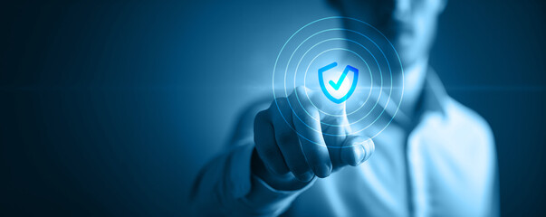 Safe and right concepts hand touch visual people