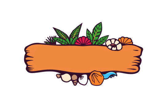 Tropical Branding Design Illustration Artwork