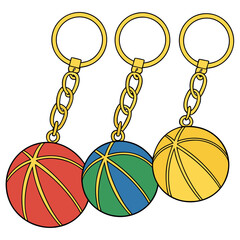 vector illustration of colorful balls