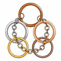 gold chain with diamonds