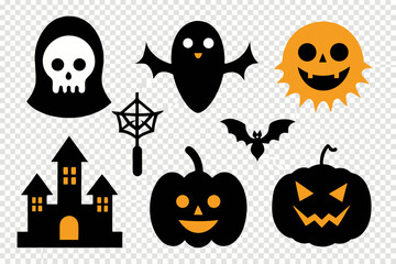 set of halloween icons