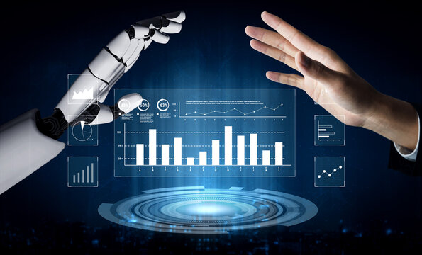 An AI interface for financial data analysis and stock market reporting. Using AI to generate charts for tracking trends and investment data. Motif - Powered by Adobe