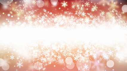 冬_クリスマス_雪景色_イメージ背景_コピースペース