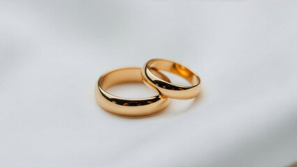 Elegant wedding rings card invitation
