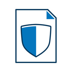 Secure Document Shield Icon