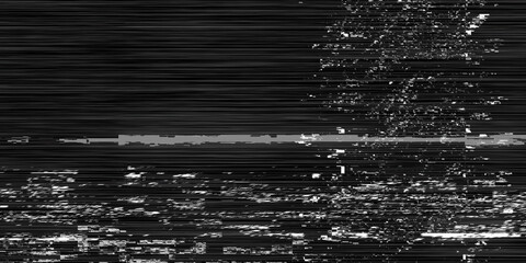 Glitch Overlay Stock Image In Black Background