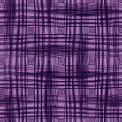 Line Doodle Seamless Pattern 85 - Microcheck Texture