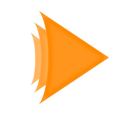 Orange Arrow Icon