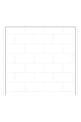 CAD Drawings. Set of stone wall pattern for landscape, outdoor and park, etc.	