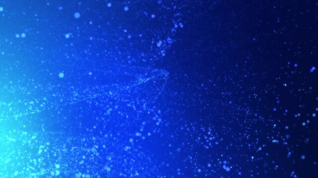 パーティクル　キラキラ　背景　青　ループ