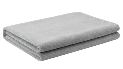 Soft Folded Blanket: An inviting image of a soft, folded blanket in a serene shade of gray, evoking feelings of comfort and relaxation.