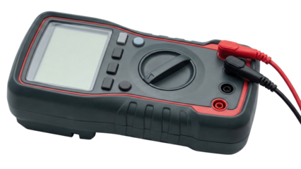 Multimeter for Electrical Measurement: This image showcases a detailed view of a multimeter, the crucial tool for every electrician. With its sleek design and essential components.