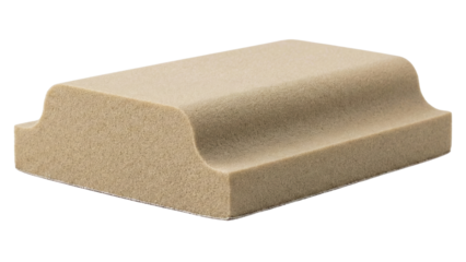 Stone block :A captivating close-up showcases the intricate design and smooth texture of a meticulously crafted stone block, perfect for architectural designs, interior design, and home decor.