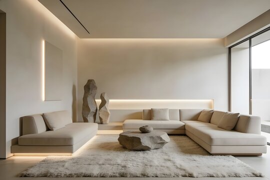 Minimalistisches Living Room Statement