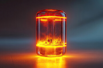 A Tiny Universe Hidden Within a Battery Shell