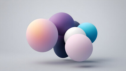 Soft Gradient Abstract 3D Shapes – Minimalist Pastel Geometry



A modern 3D abstract composition featuring soft geometric forms, spherical elements, and smooth pastel gradients. The scene blends mini