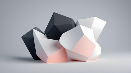 Soft Gradient Abstract 3D Shapes – Minimalist Pastel Geometry



A modern 3D abstract composition featuring soft geometric forms, spherical elements, and smooth pastel gradients. The scene blends mini